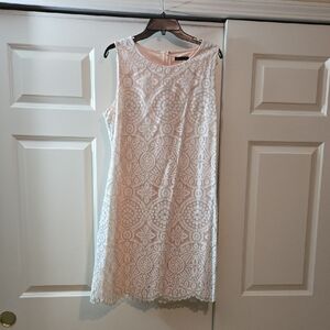 Elegant White Lace Dress